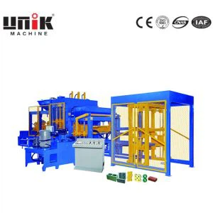 QT10-15 Otomatik 6 pous Blòk Beton Fè Machin ak Auto founisè yo